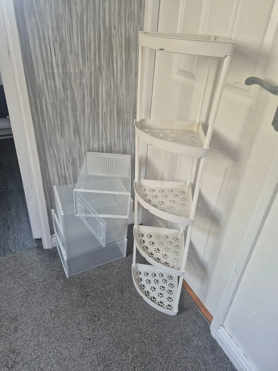 Shoes storage and shelves