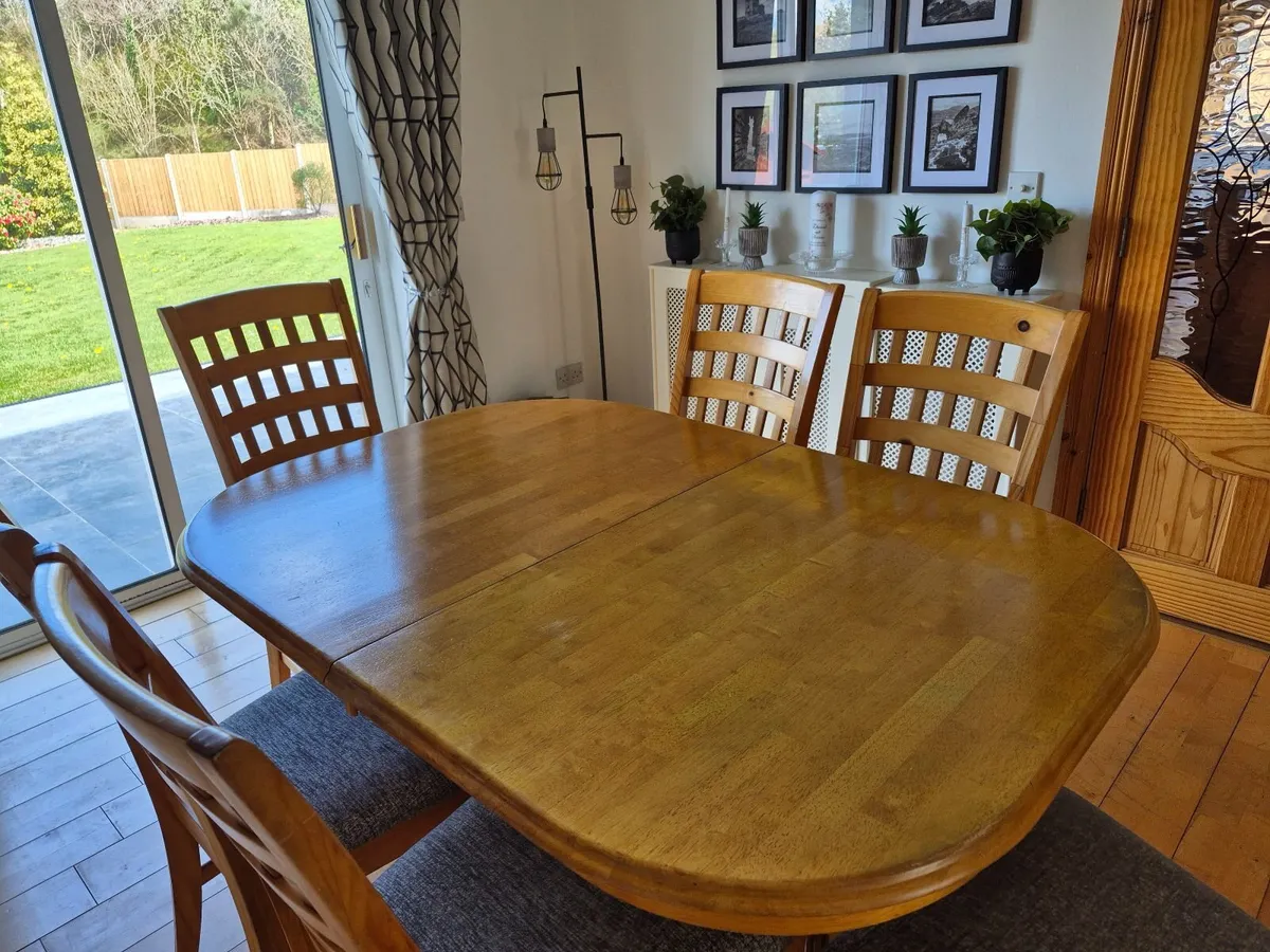 Dining room table and chairs