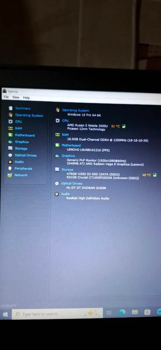 Lenovo Laptop - Image 2