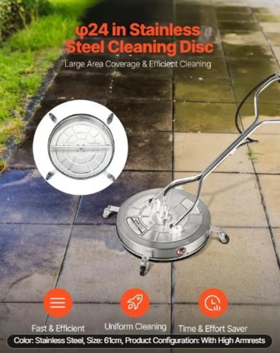 24" Pressure Washer Surface Cleaner - Image 2