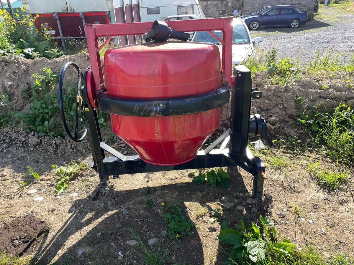 tractor mounted concrete mixer - Image 2