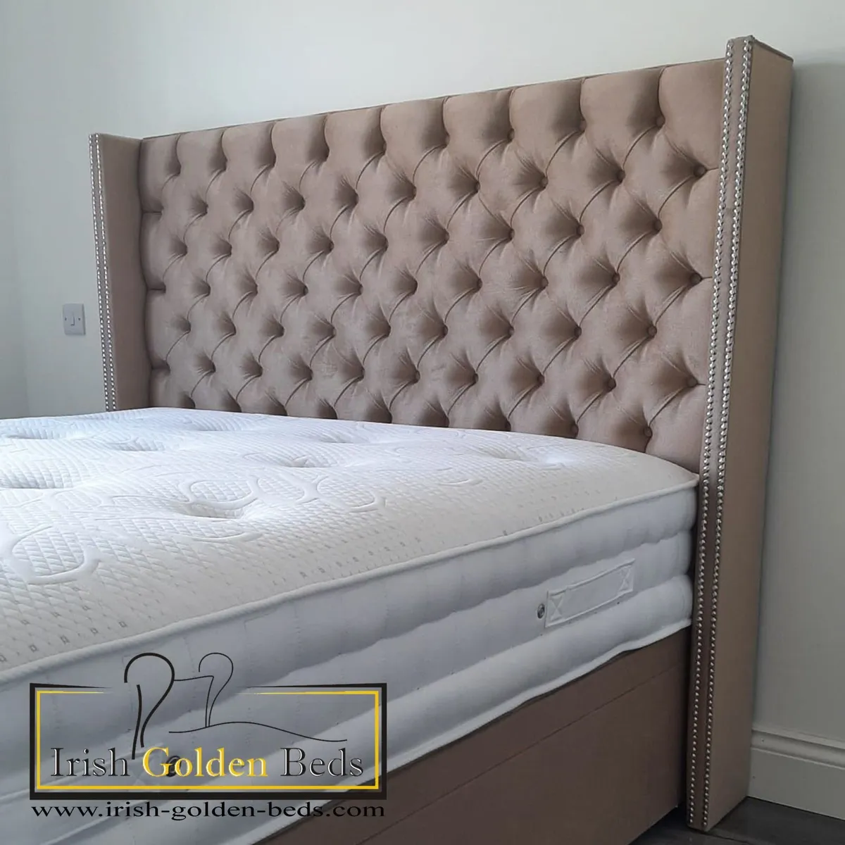bed frame and headboard, free delivery - Image 1