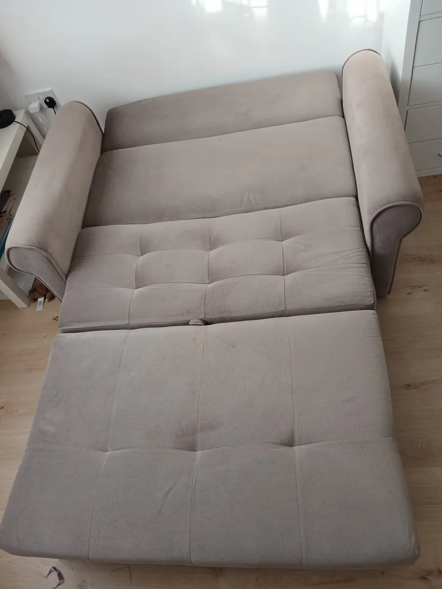 Bil II two-seater sofa/folding armchair - Image 4