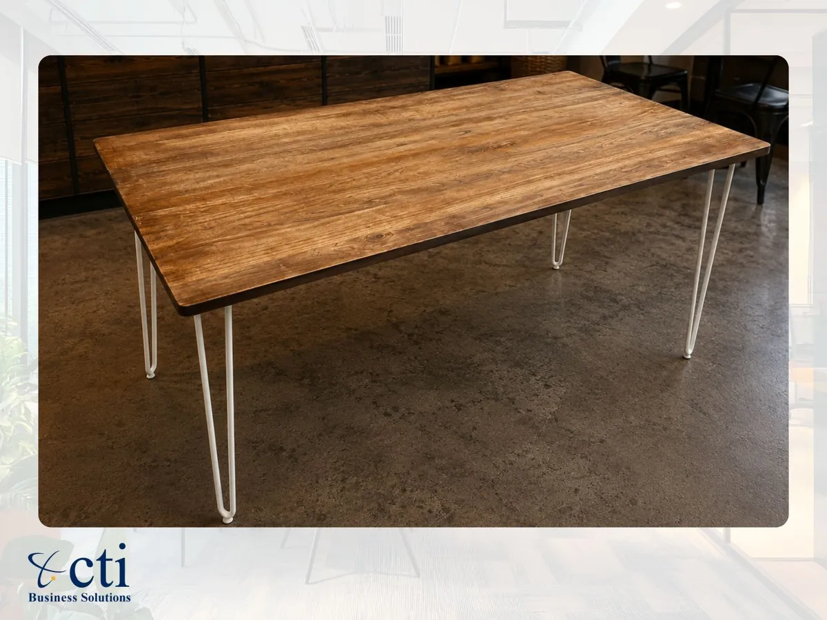 Rustic Canteen Tables & Chairs - Image 3
