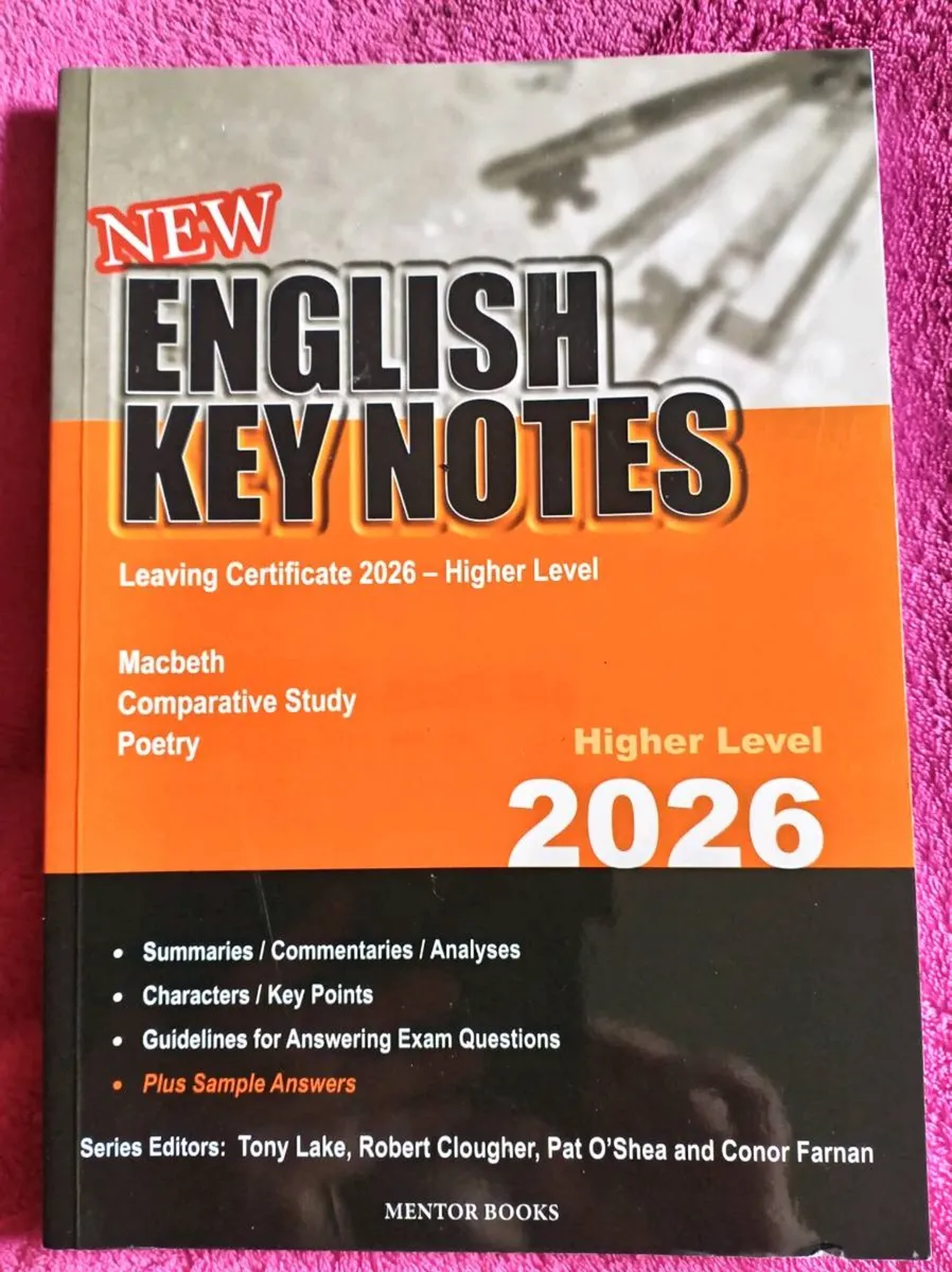 English Key Notes Books - Leaving Cert - Image 1