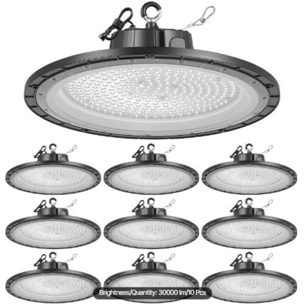 10 Pack LED High Bay Lights, 5000K 200W - Image 1