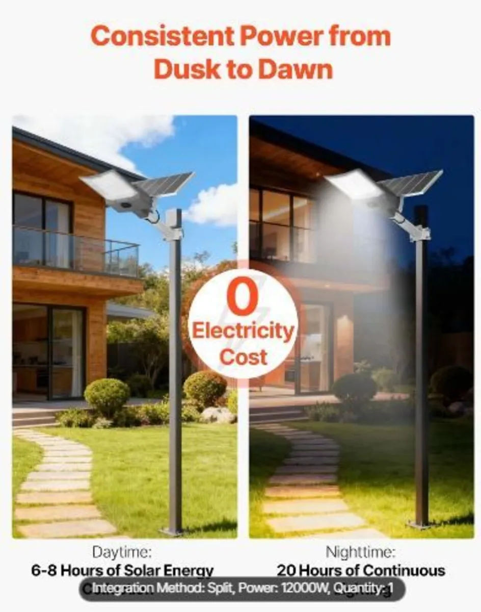 12000W Solar Street Light Outdoor - Image 4