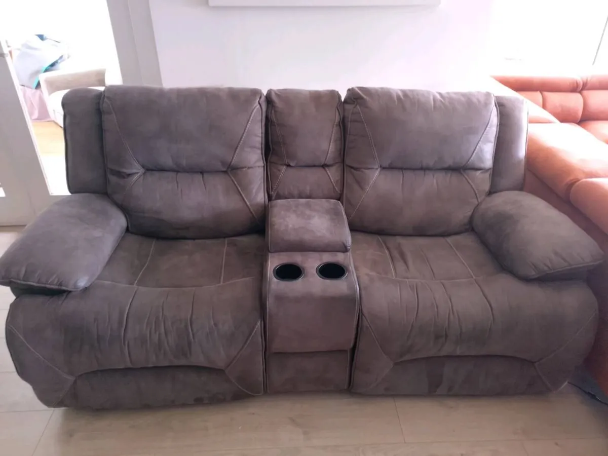 2 and 1 seater couch - Image 2