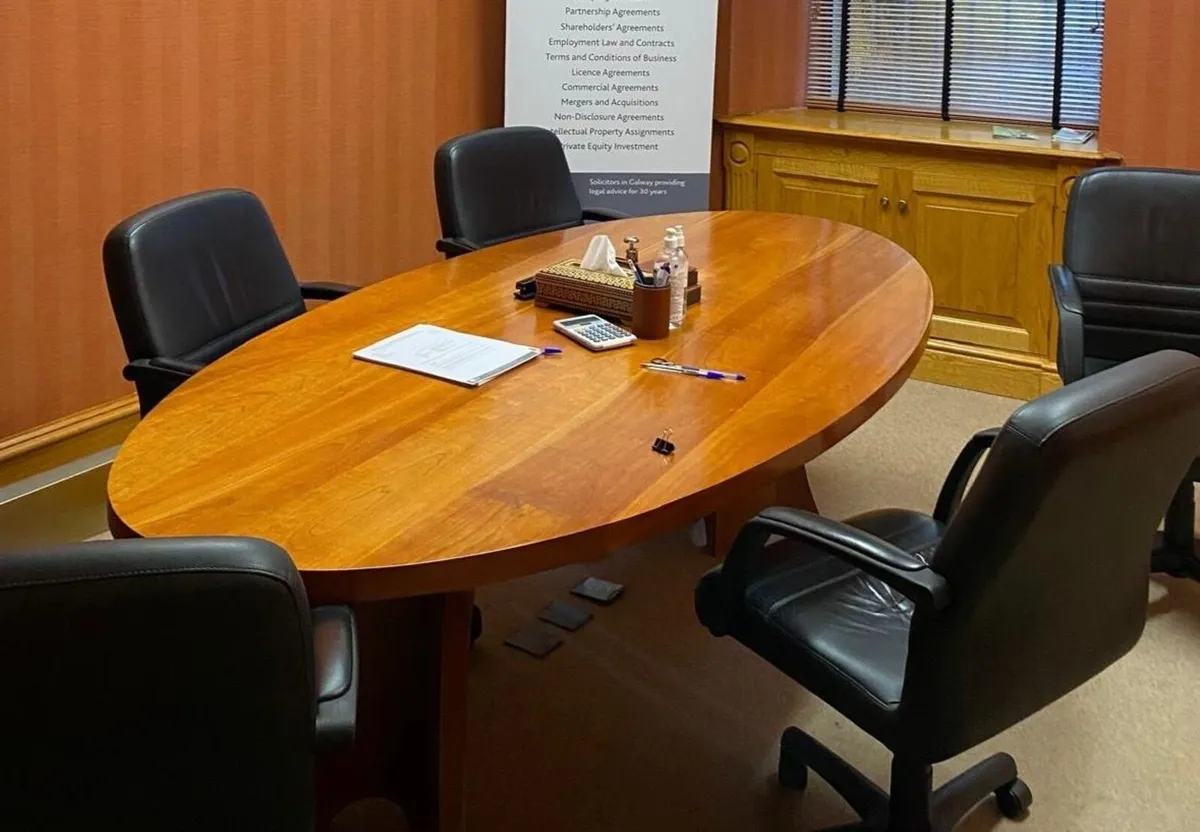 Bespoke Rosewood Conference Table - Image 2