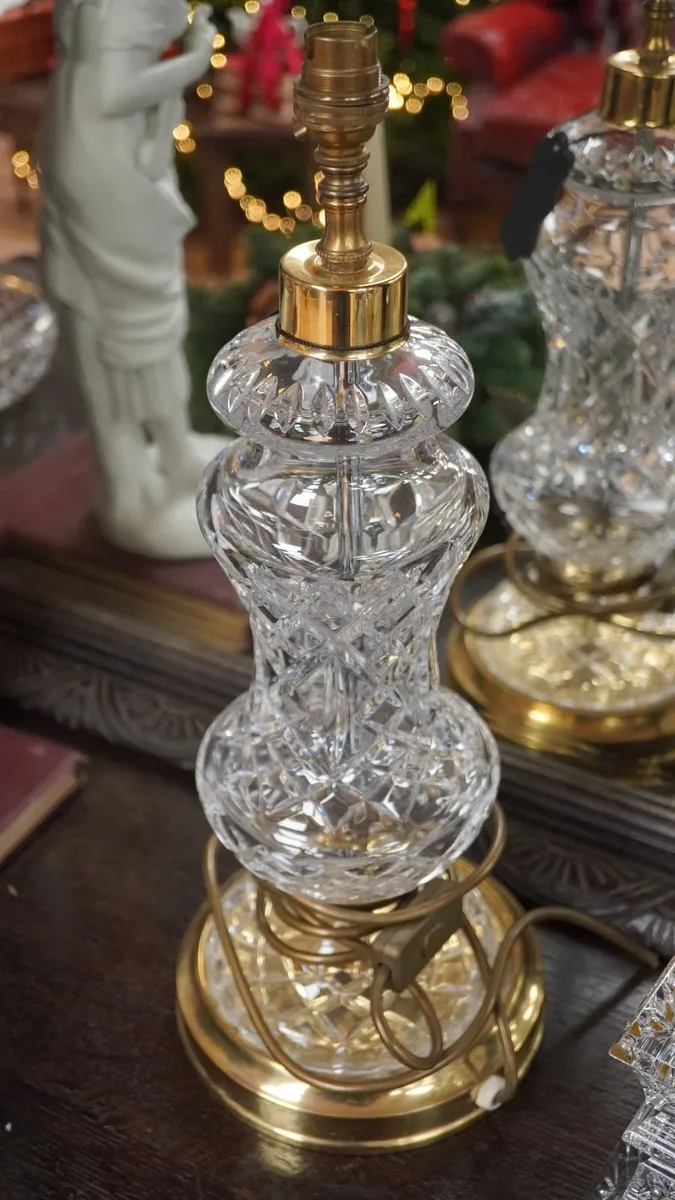 Vintage Waterford Crystal Table Lamp - Image 2