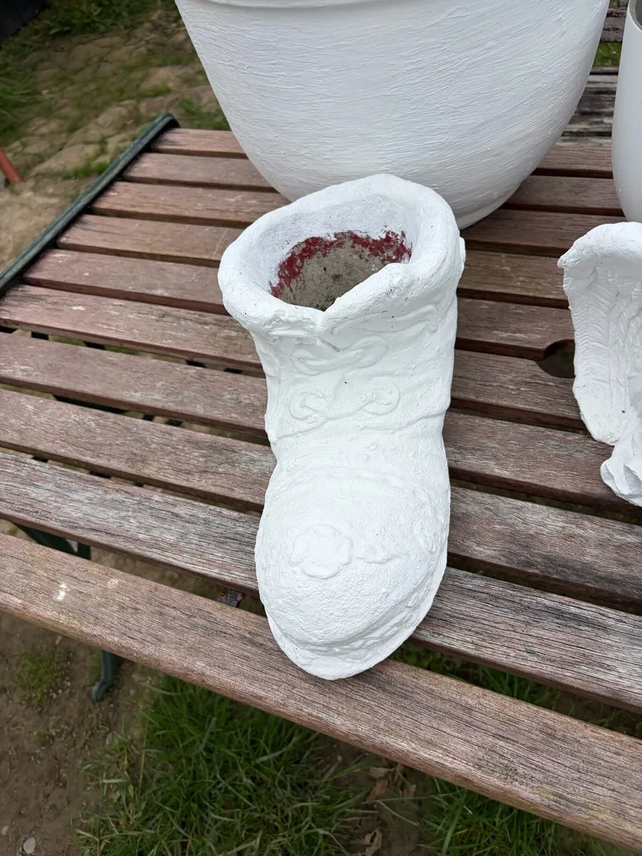concrete shoes decor garden - Image 4