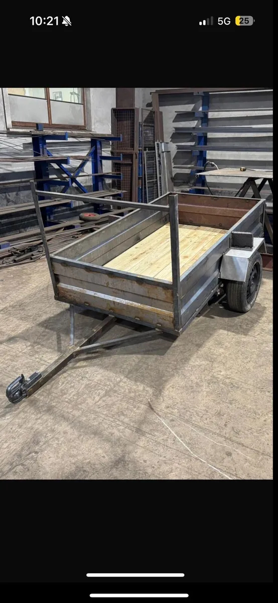 Brand new 7 by 4 single axle car trailer - Image 4