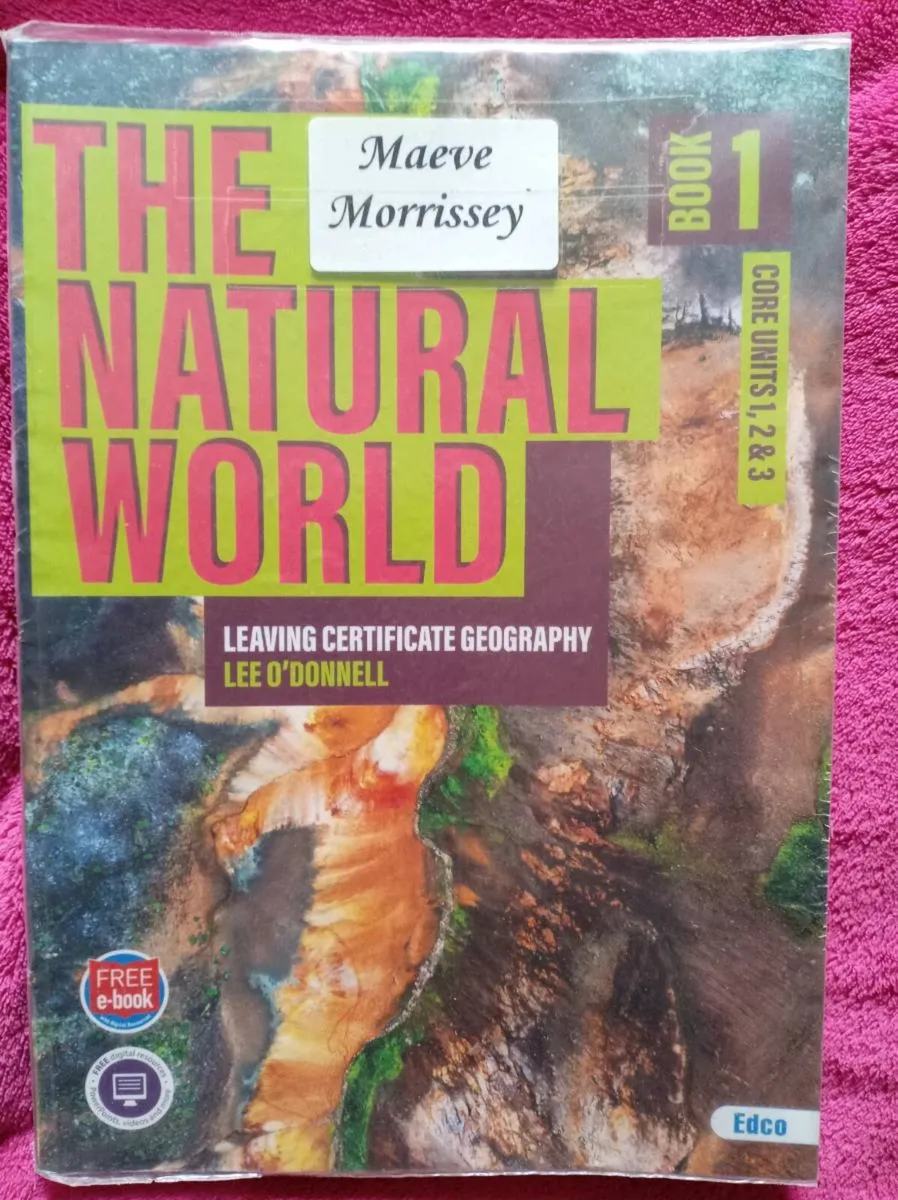 Geography Book - The Natural World - Leaving Cert - Image 1