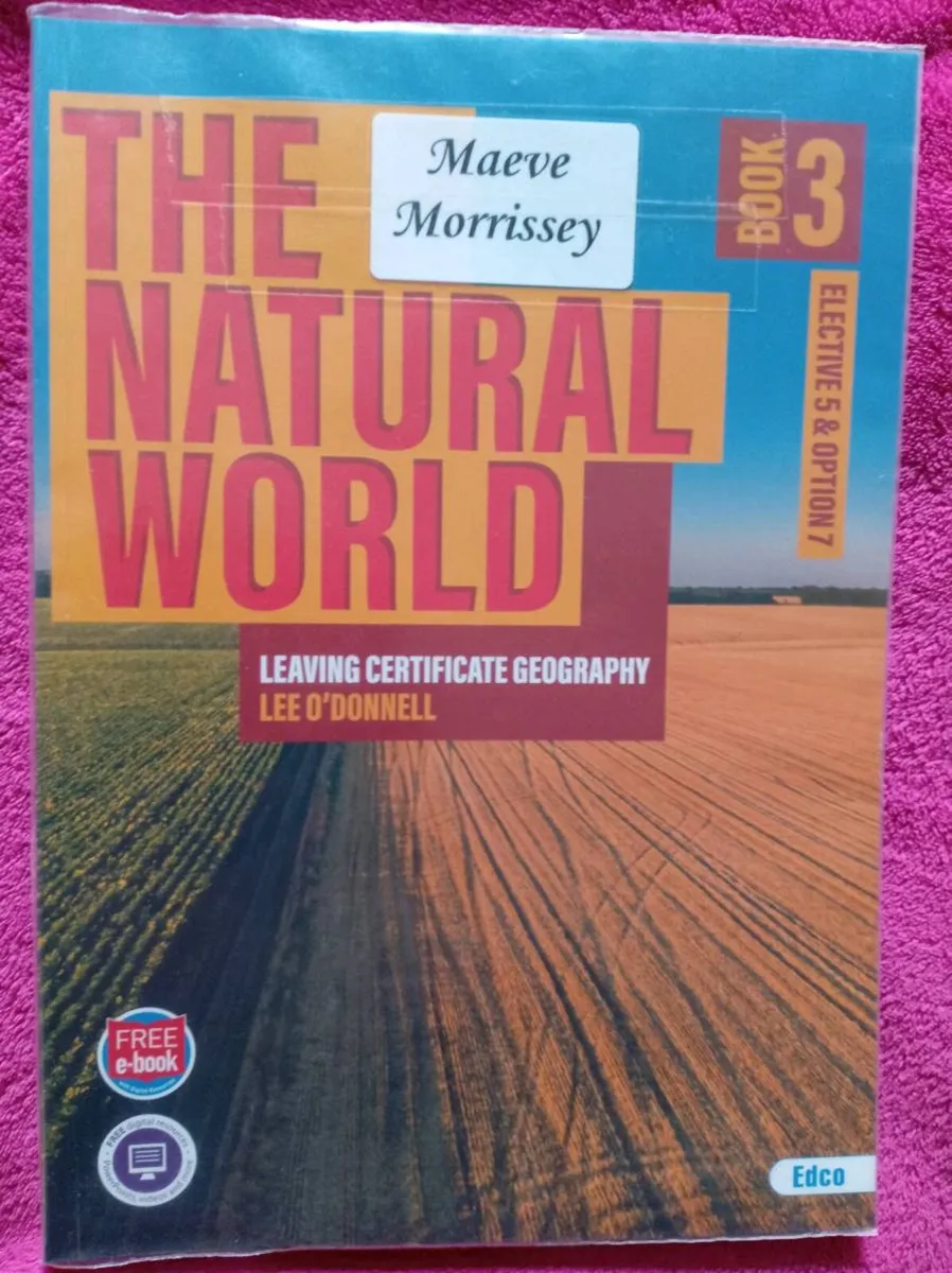 Geography Book - The Natural World - Leaving Cert - Image 2