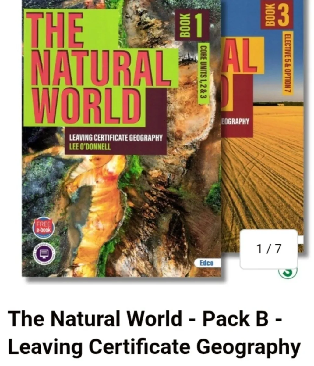 Geography Book - The Natural World - Leaving Cert - Image 3