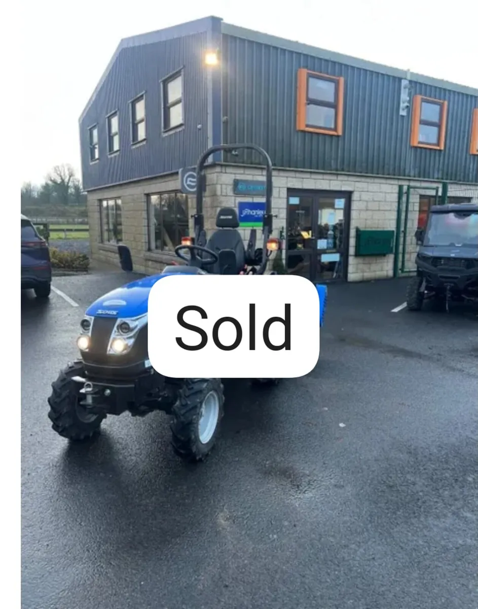 Solis 26 hst and 1.5 flail mower - Image 1