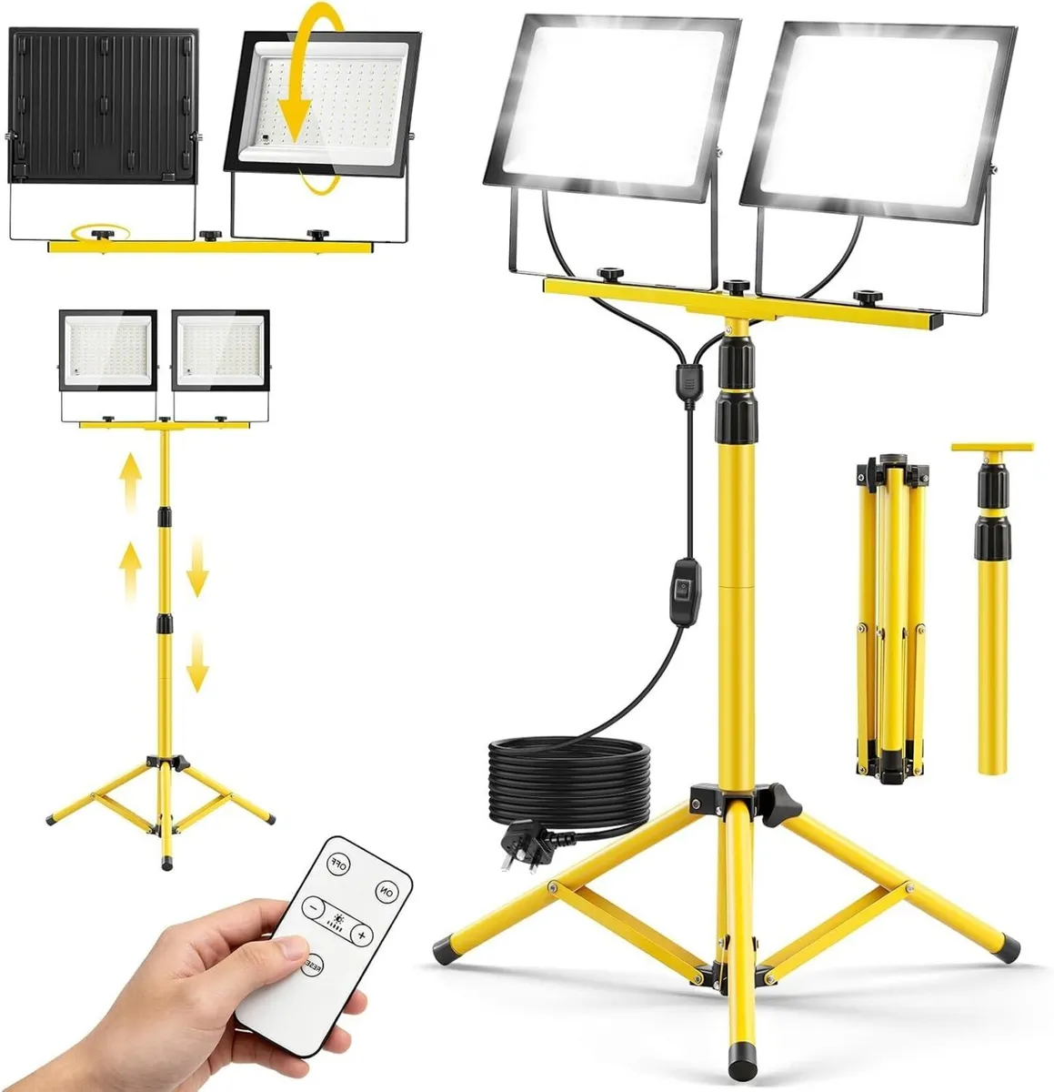 LED Work Light 300W Dual Head Floodlight - Image 1