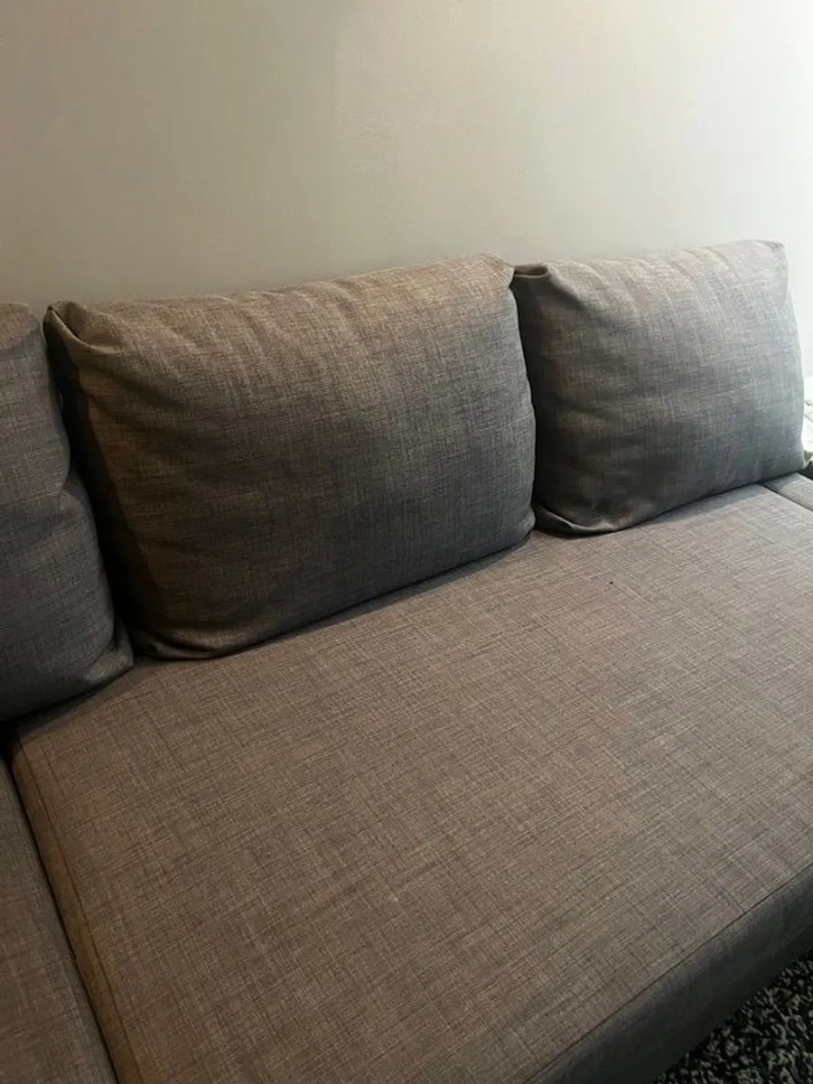 Grey Corner Sofa Bed with Storage - Excellent Condition - Image 3
