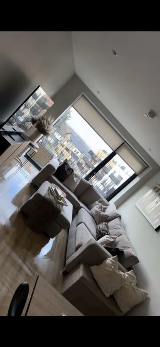 Sofa & footstool - Image 2