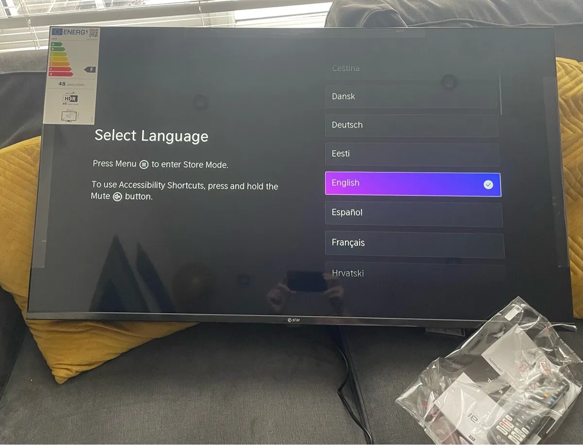 43” ESTAR 4k LED HUD SMART TV - Image 1