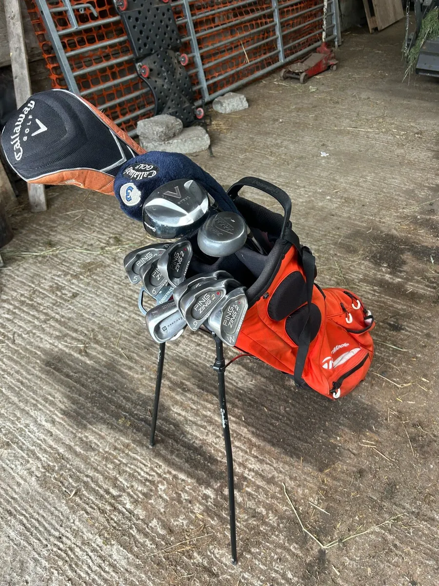 Golf Clubs and bag - Image 1