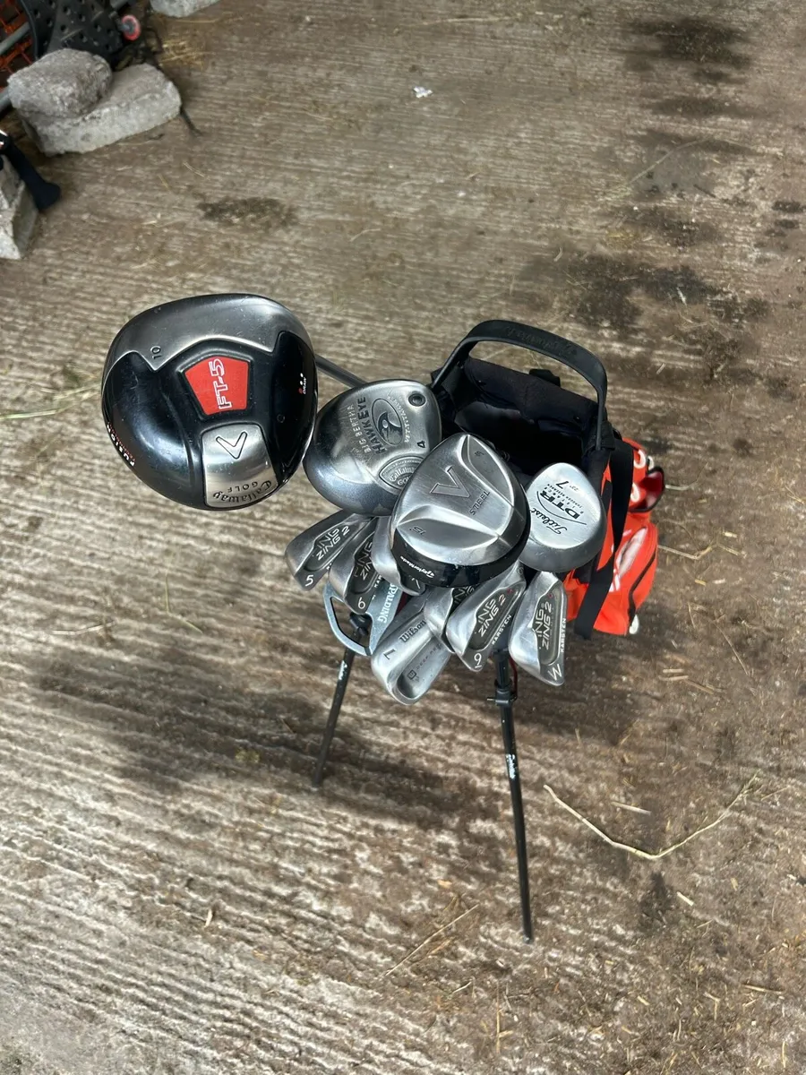 Golf Clubs and bag - Image 2