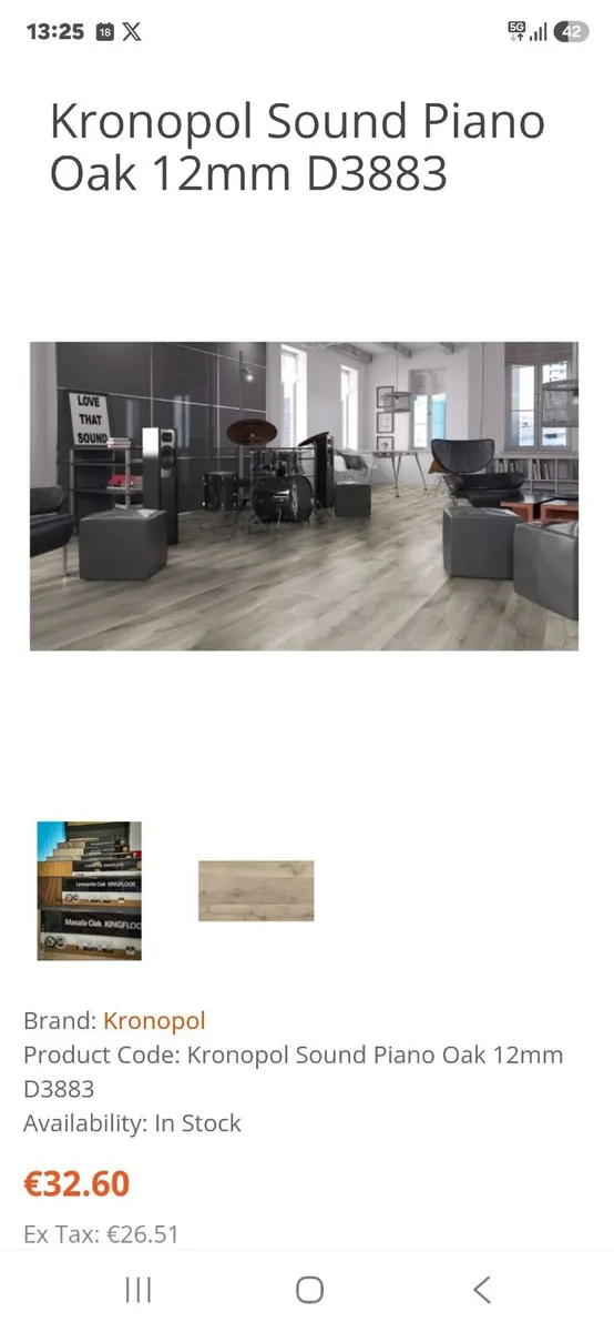 12mm ac5 Laminate floor - Image 4