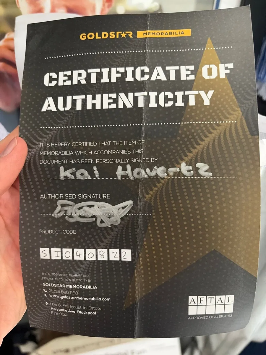 Signed Kai havertz boot - Image 3