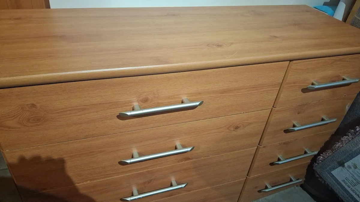 Chest of drawers & wardrobe for sale - Image 1