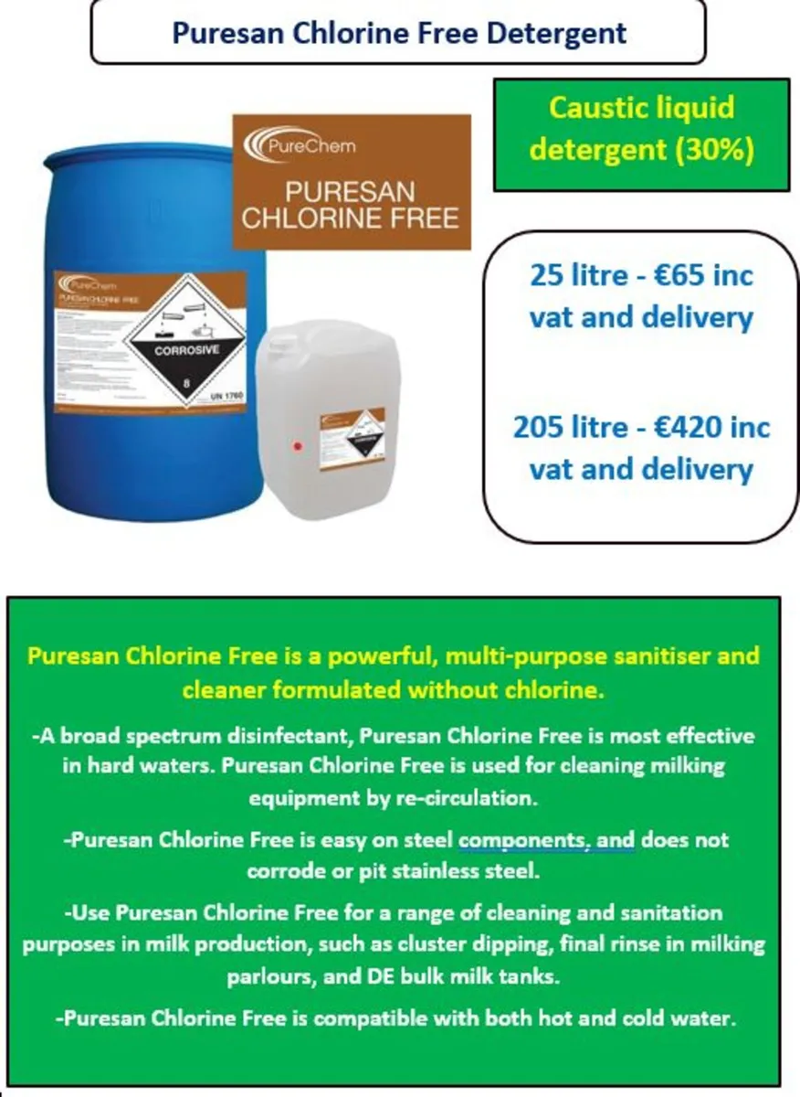 PureChem Blue Barrier teat Dip for sale at FDS - Image 2