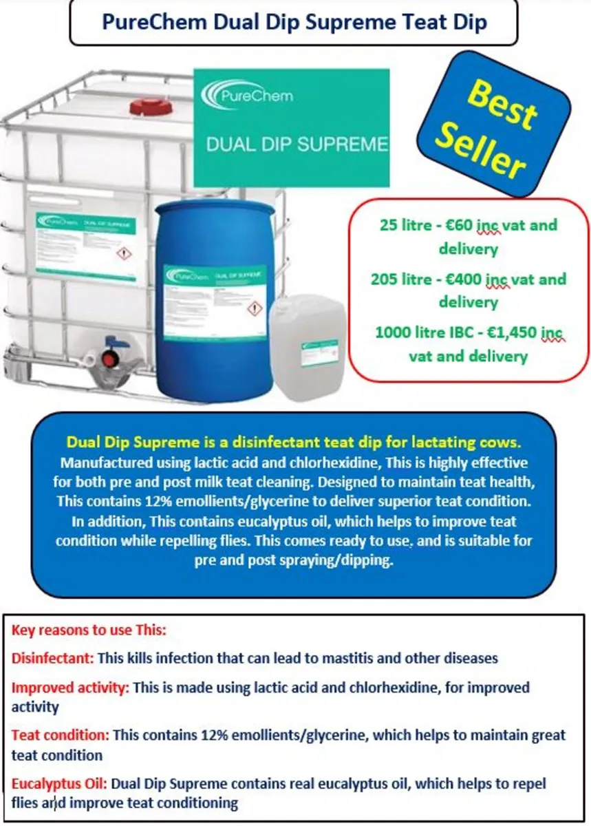 PureChem Blue Barrier teat Dip for sale at FDS - Image 4