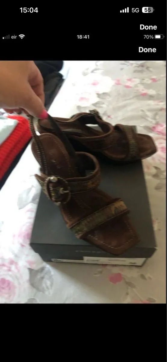 Ladies new wedge sandals size 3 €15 - Image 2