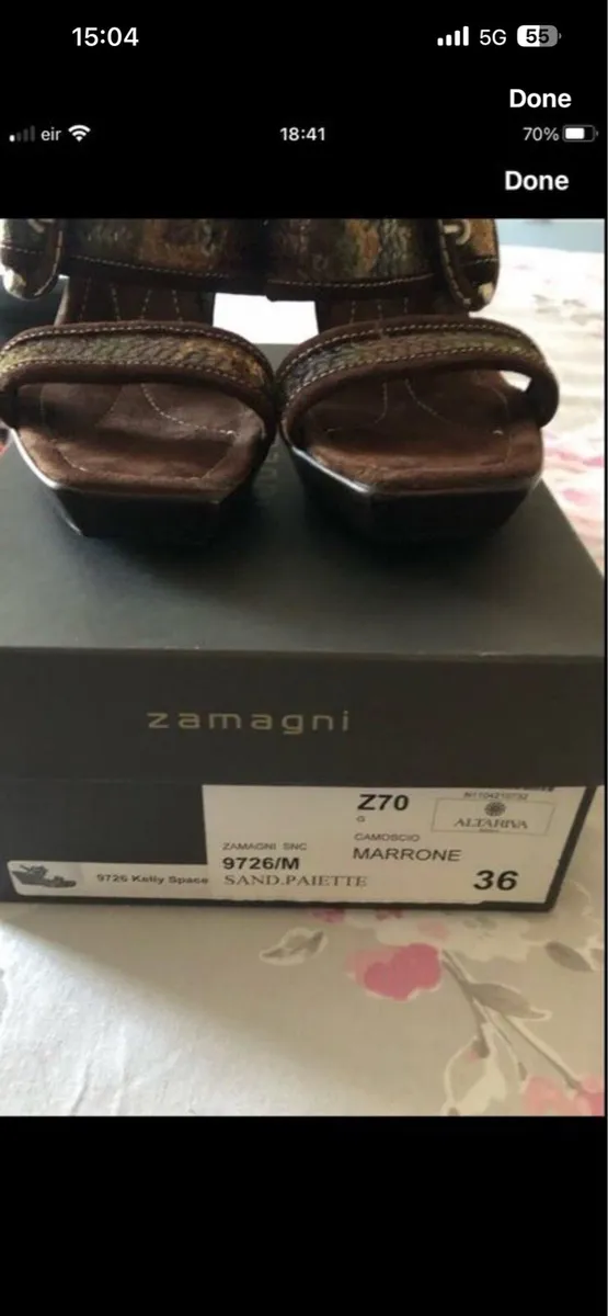 Ladies new wedge sandals size 3 €15 - Image 3