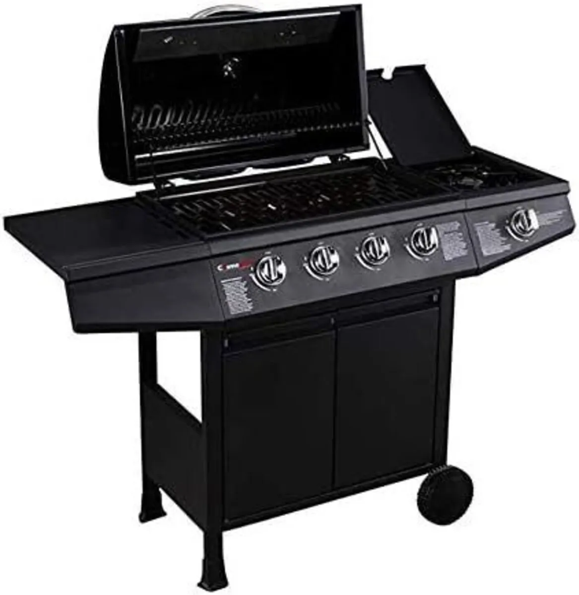 Barbecue Gas Grill 4+1 Burner with Side Burner - Image 4