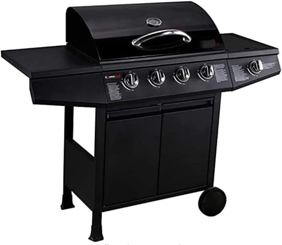Barbecue Gas Grill 4+1 Burner with Side Burner - Image 1