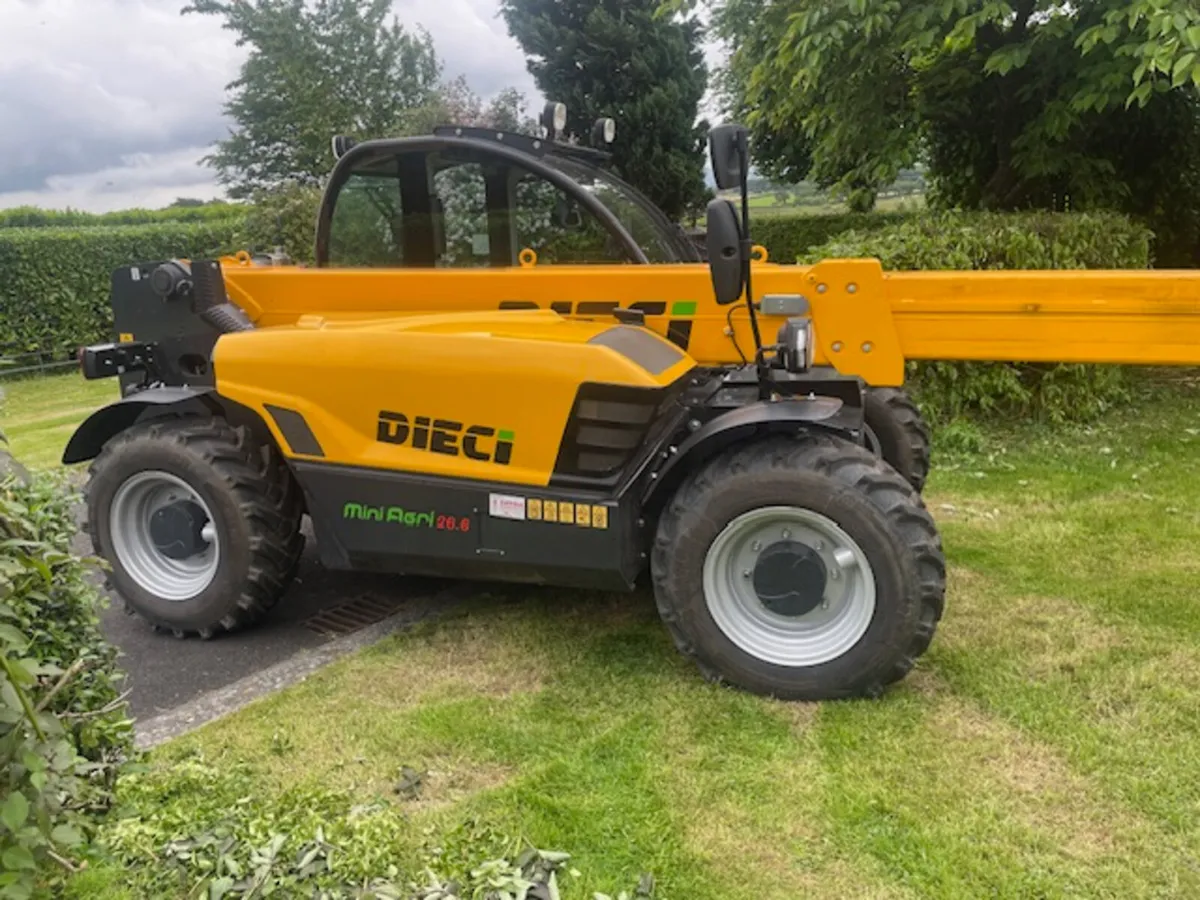 2023 Dieci Mini-Agri 26.6 Compact Telehandler - Image 1