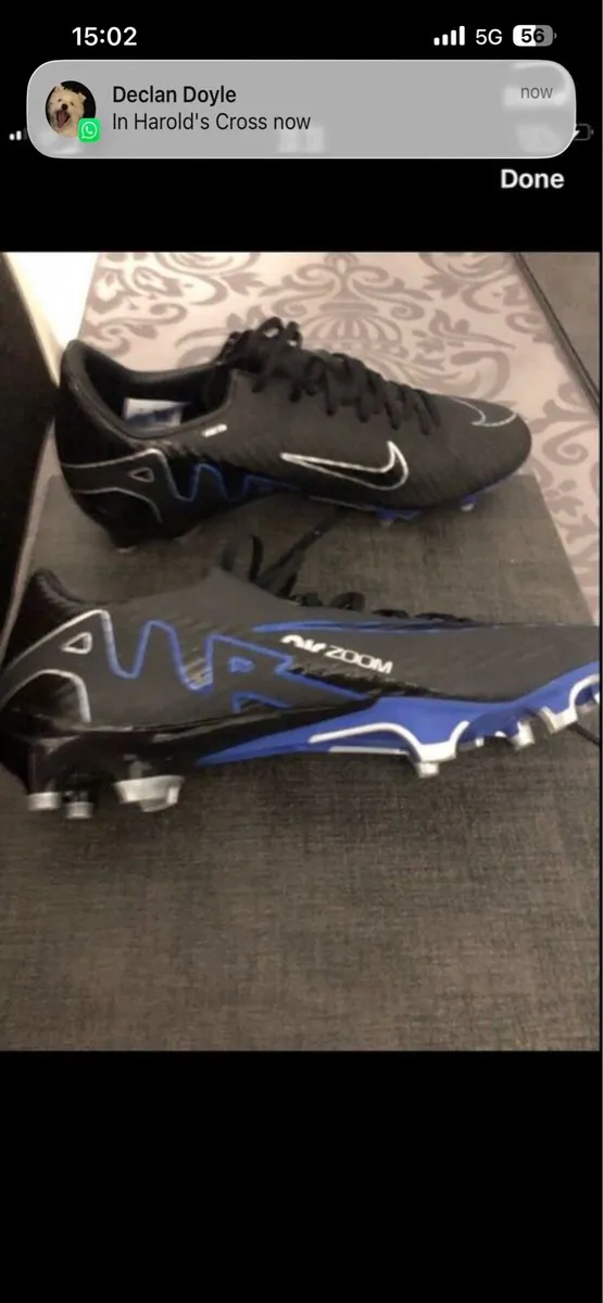 Mens worn once Nike football boots size 6 €40 - Image 2