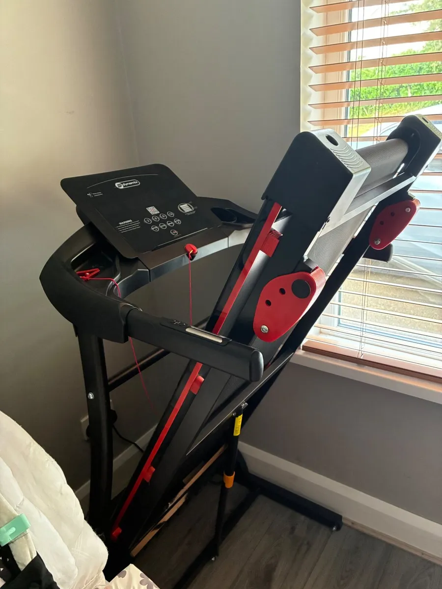 T2000 Foldable Motorised Treadmill with LED Displa - Image 2