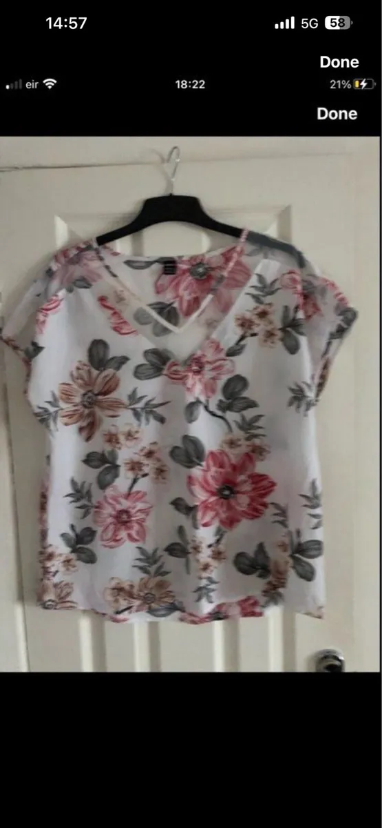 Ladies stunning top size L €3 - Image 3