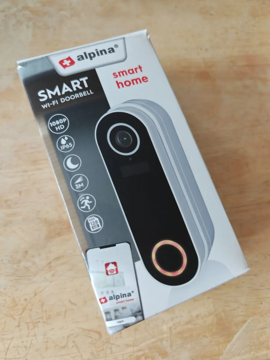 Alpina smart doorbell security camera cctv