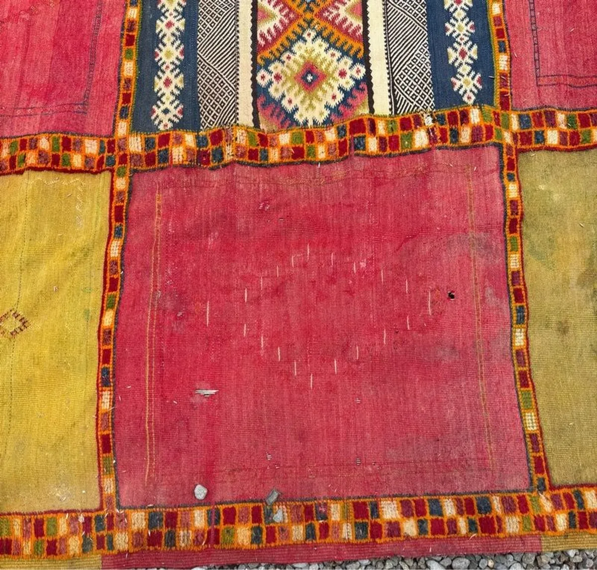 Large Vintage Moroccan Berber Rug - Image 4