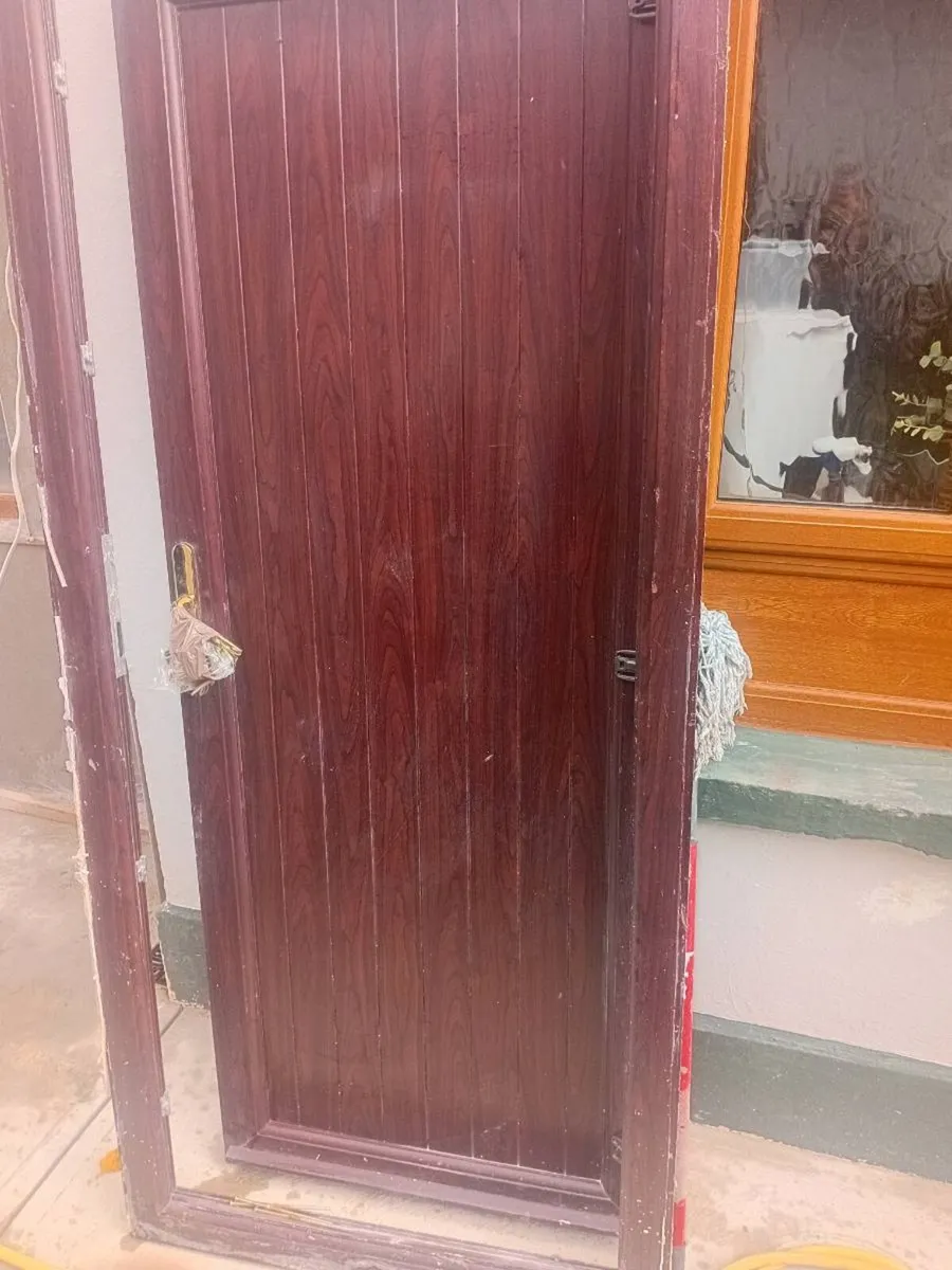 Back exit door