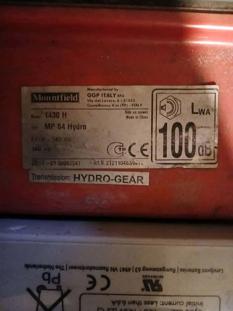 Mountfield hydrostatic Loncin engine - Image 3