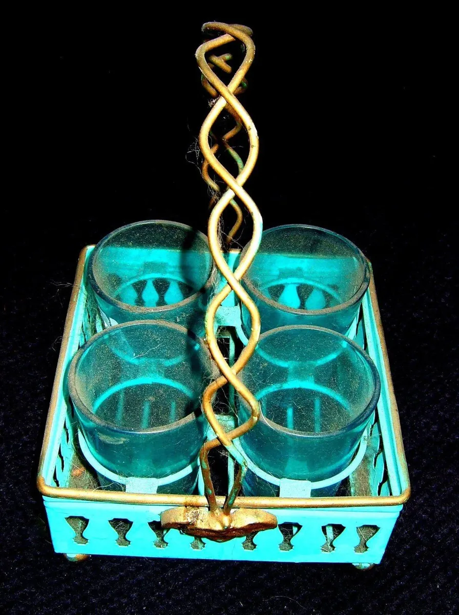 Vintage 1950s Harrods Short Drinks Carrier - Image 4