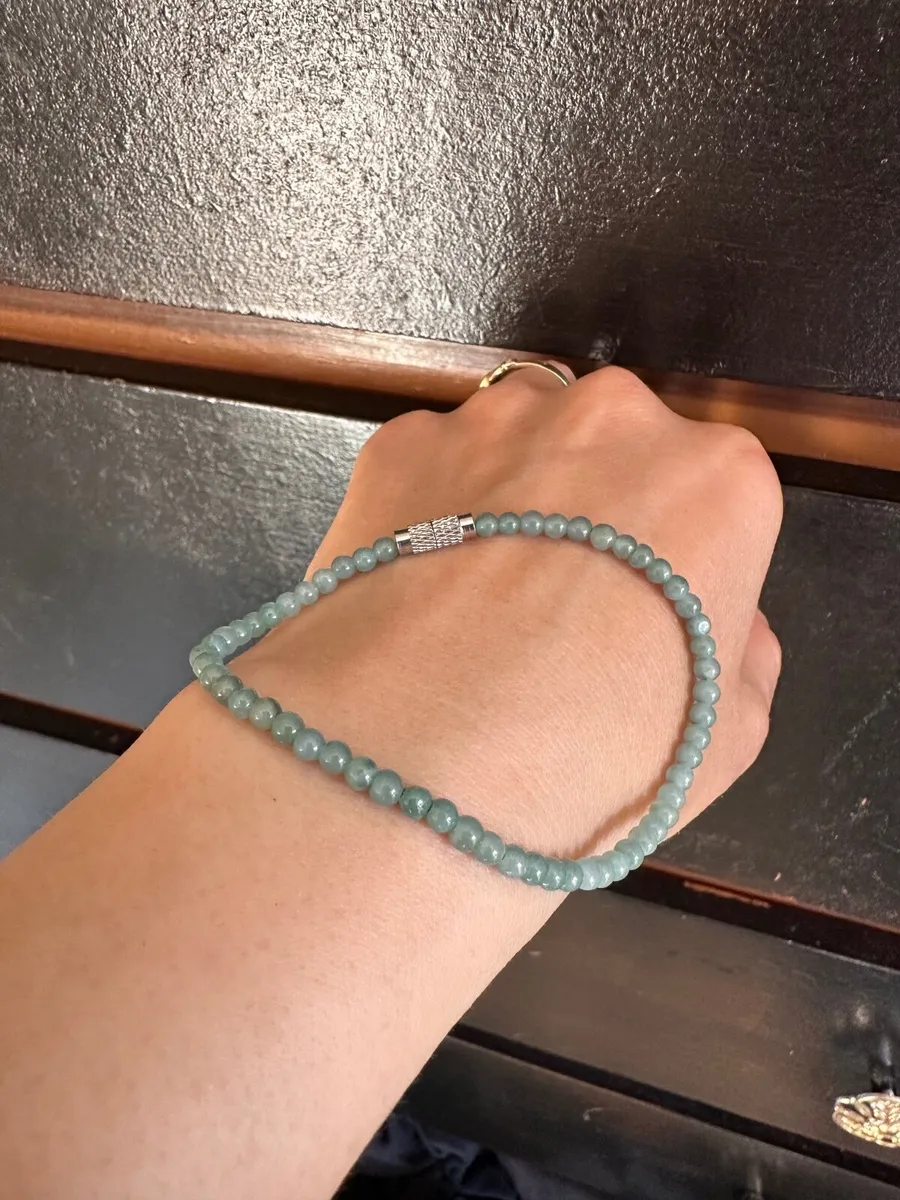 Natural Guatemala Jadeite Jade Bracelet - Image 1