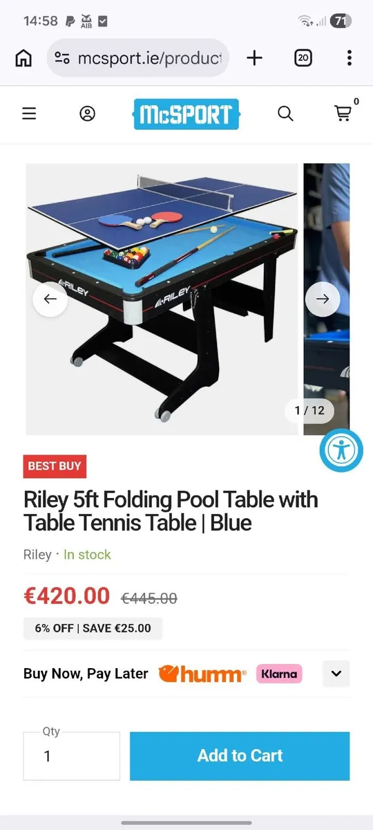 Pool Table - Image 1