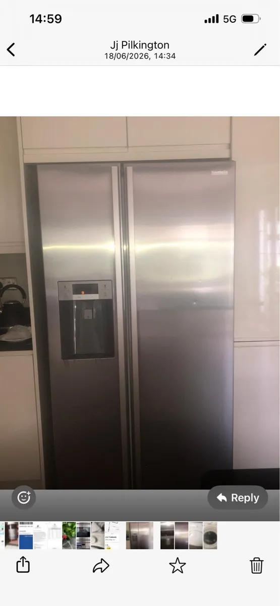Fridge Freezer American Baumatic