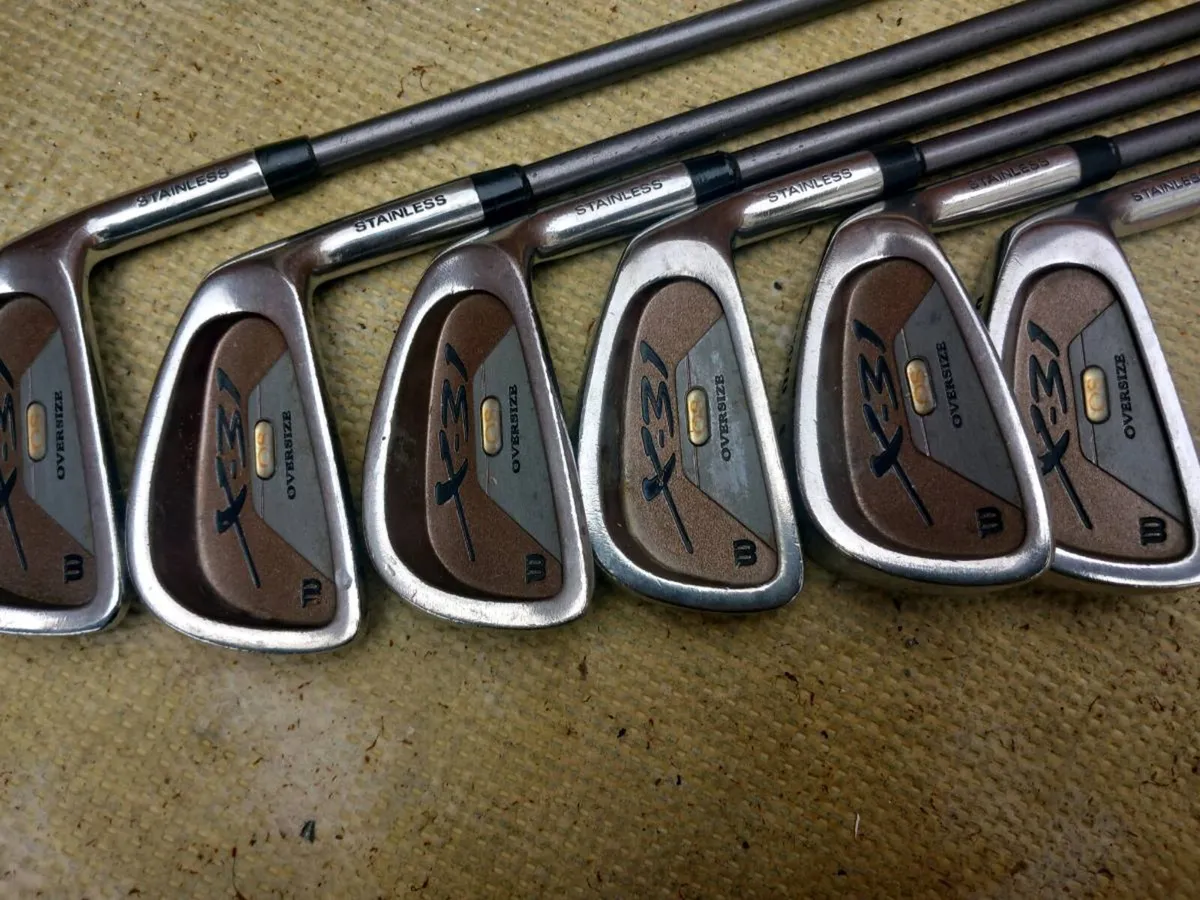 Wilson golf irons.  Right handed clubs - Image 2