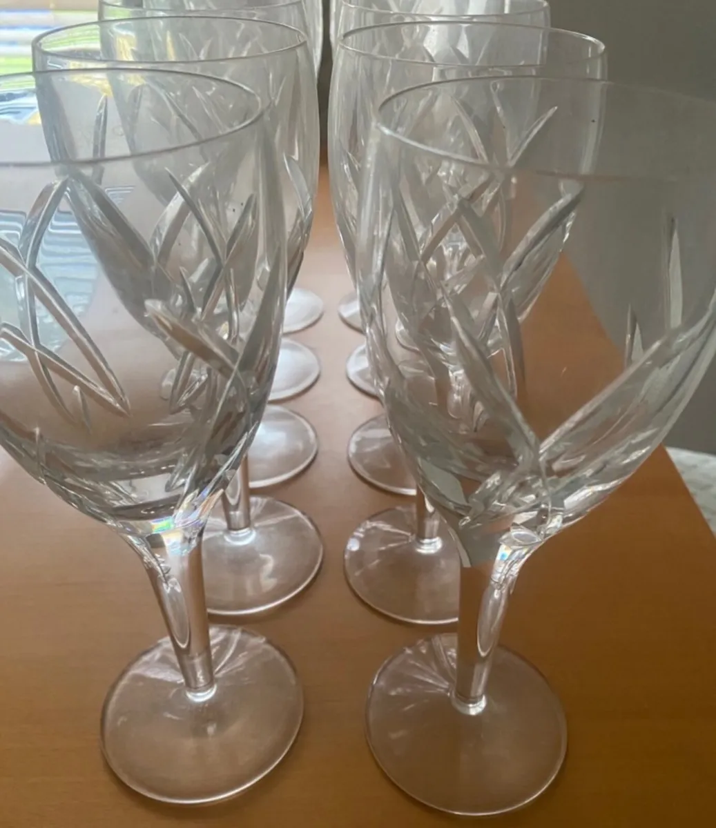 John Rocha Waterford Crystal wine glasses - Image 1