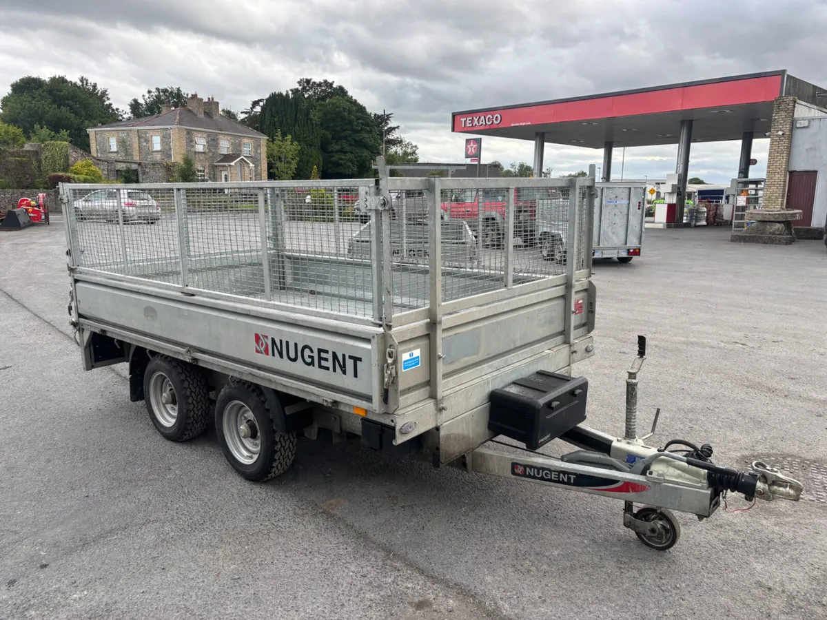 nugent 10ft tipping trailer - Image 1